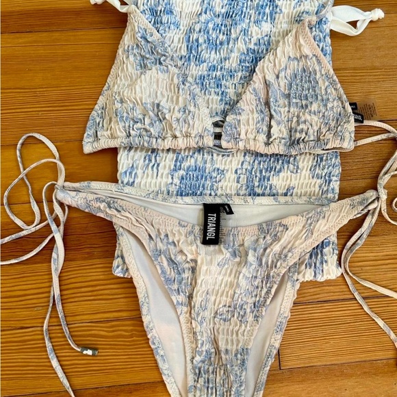 triangl vinca indigo rare bikini set - Picture 1 of 4